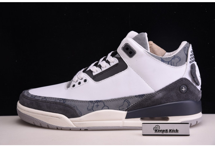 KAWS x Air Jordan 3 Company Grey