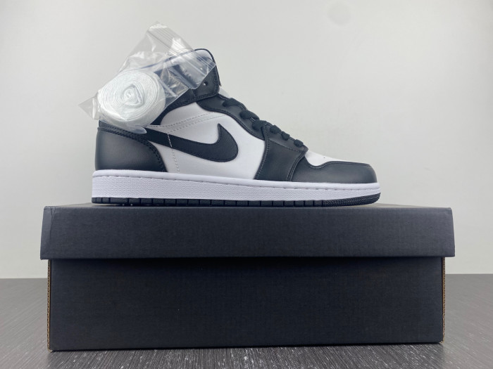 air jordan 1 mid "black/white" dv0991-101