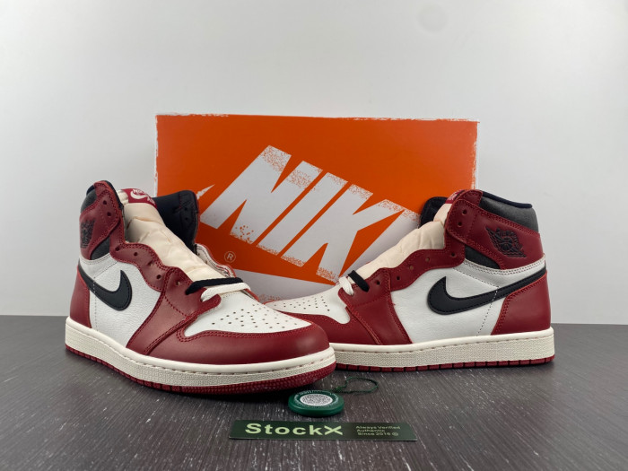 air jordan 1 retro high og chicago lost and found dz5485-612