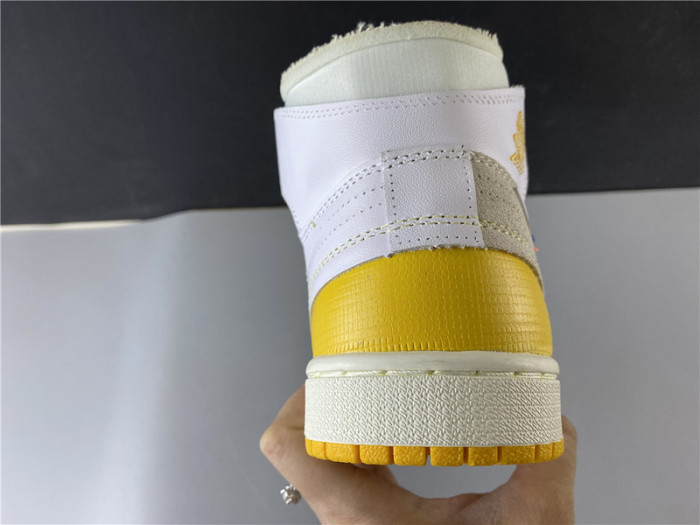 off white x air jordan 1 retro high og "canary yellow" aq0818-149