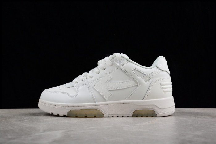 off-white out of office leather sneakers