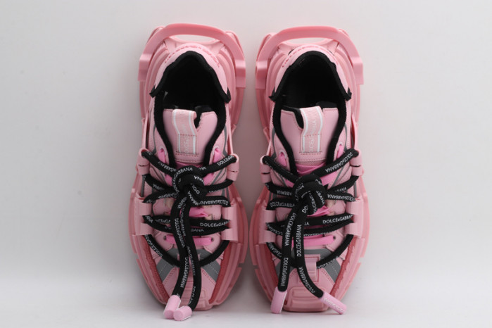 mixed-material space sneakers