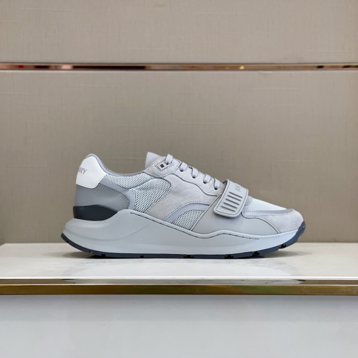 Bur*berry Vintage Check, Leather and Mesh Sneakers