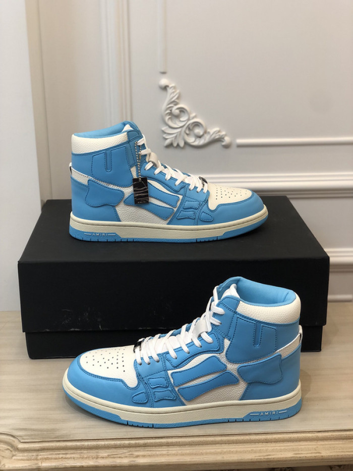 amiri* skel leather sneakers