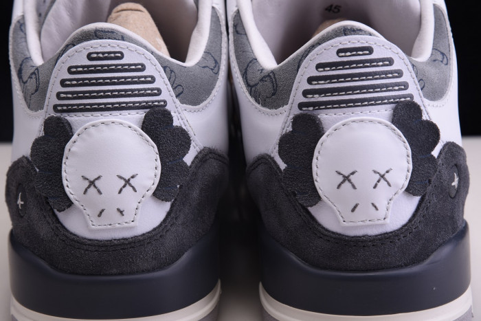 KAWS x Air Jordan 3 Company Grey