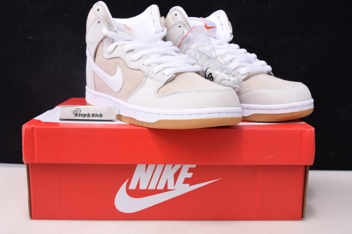 nike sb dunk high unbleached pack da9626-100