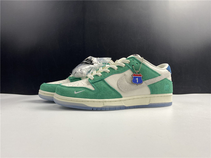 nike dunk low kasina neptune green - cz6501-101