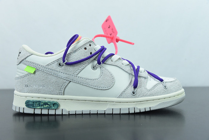 ow x dunk low ''lot 15 of 50''